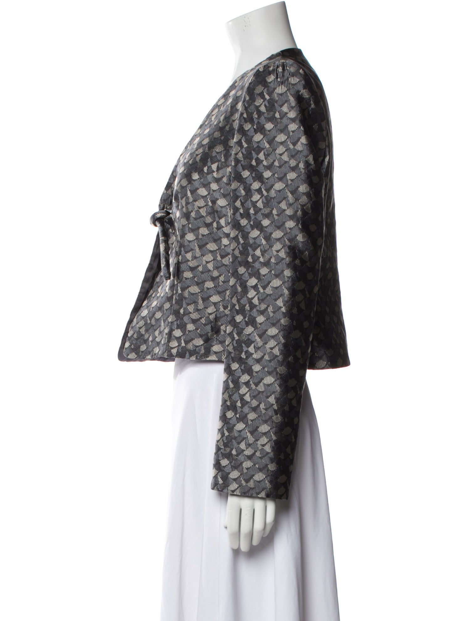 Armani Collezioni Tweed Pattern Jacket