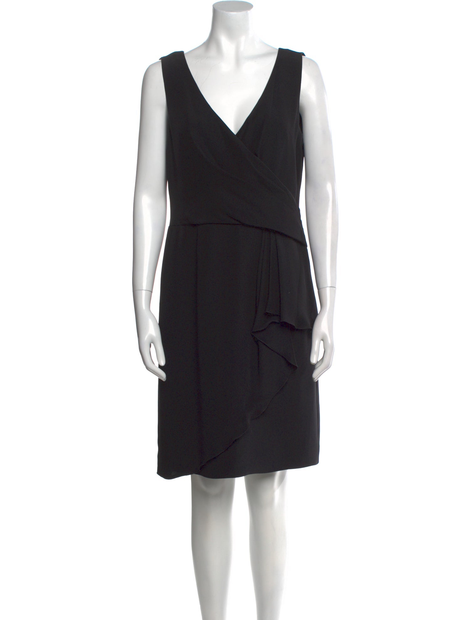 Armani Collezioni V-Neck Mini Dress
