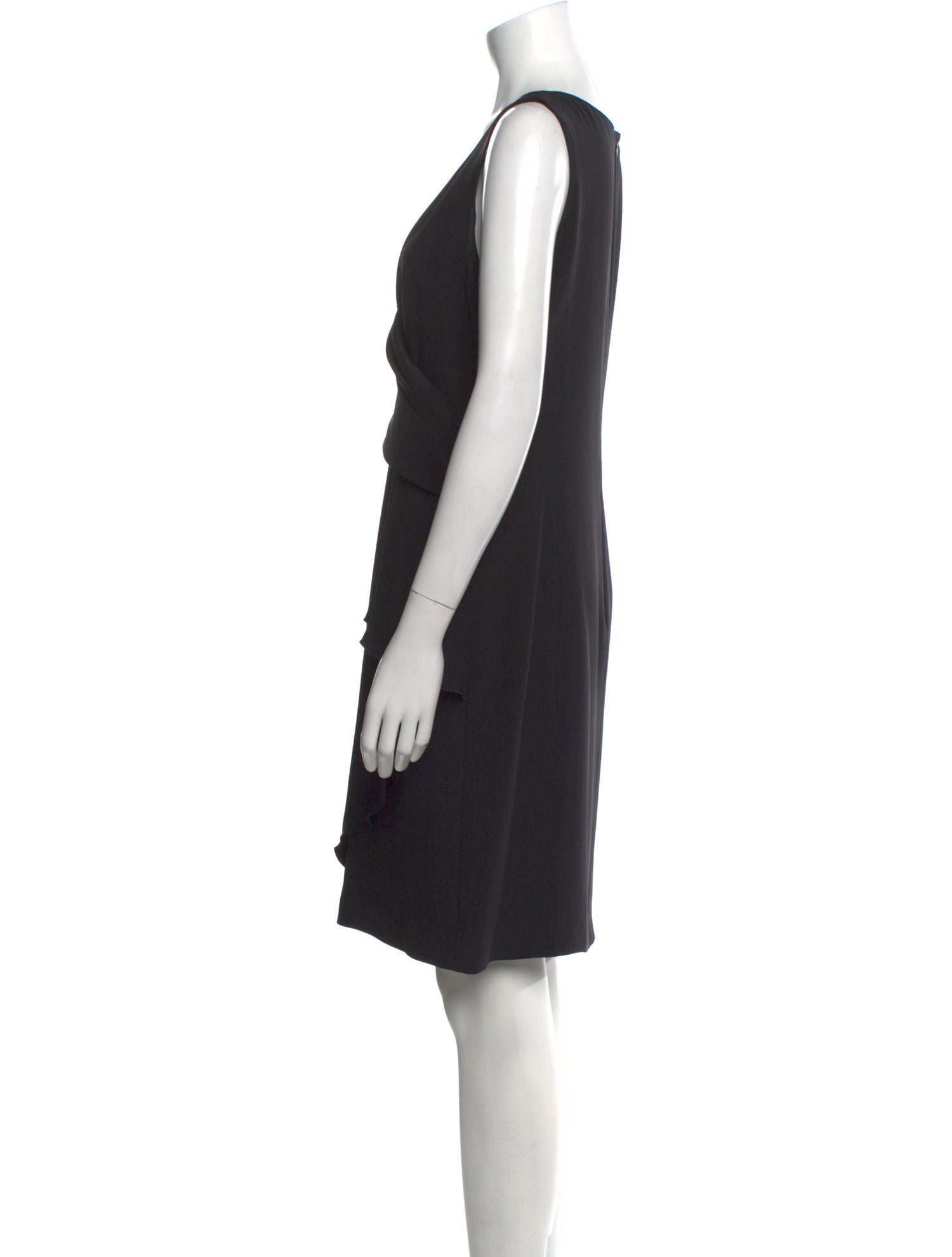 Armani Collezioni V-Neck Mini Dress