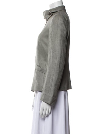 Armani Collezioni Cashmere Tweed Pattern Jacket