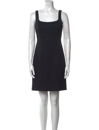 Armani Collezioni Virgin Wool Mini Dress