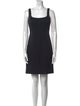 Armani Collezioni Virgin Wool Mini Dress