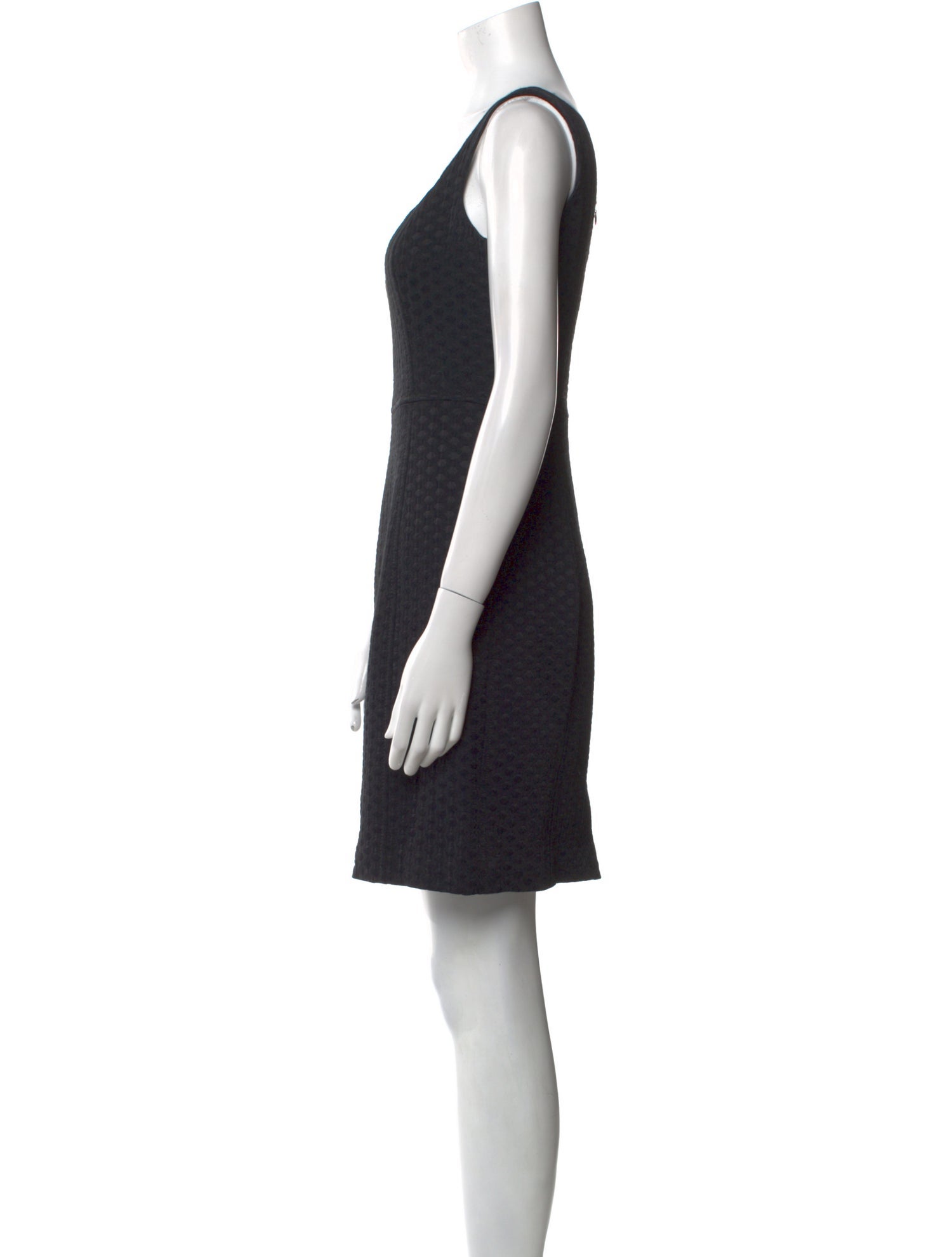 Armani Collezioni Virgin Wool Mini Dress