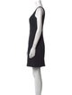 Armani Collezioni Virgin Wool Mini Dress