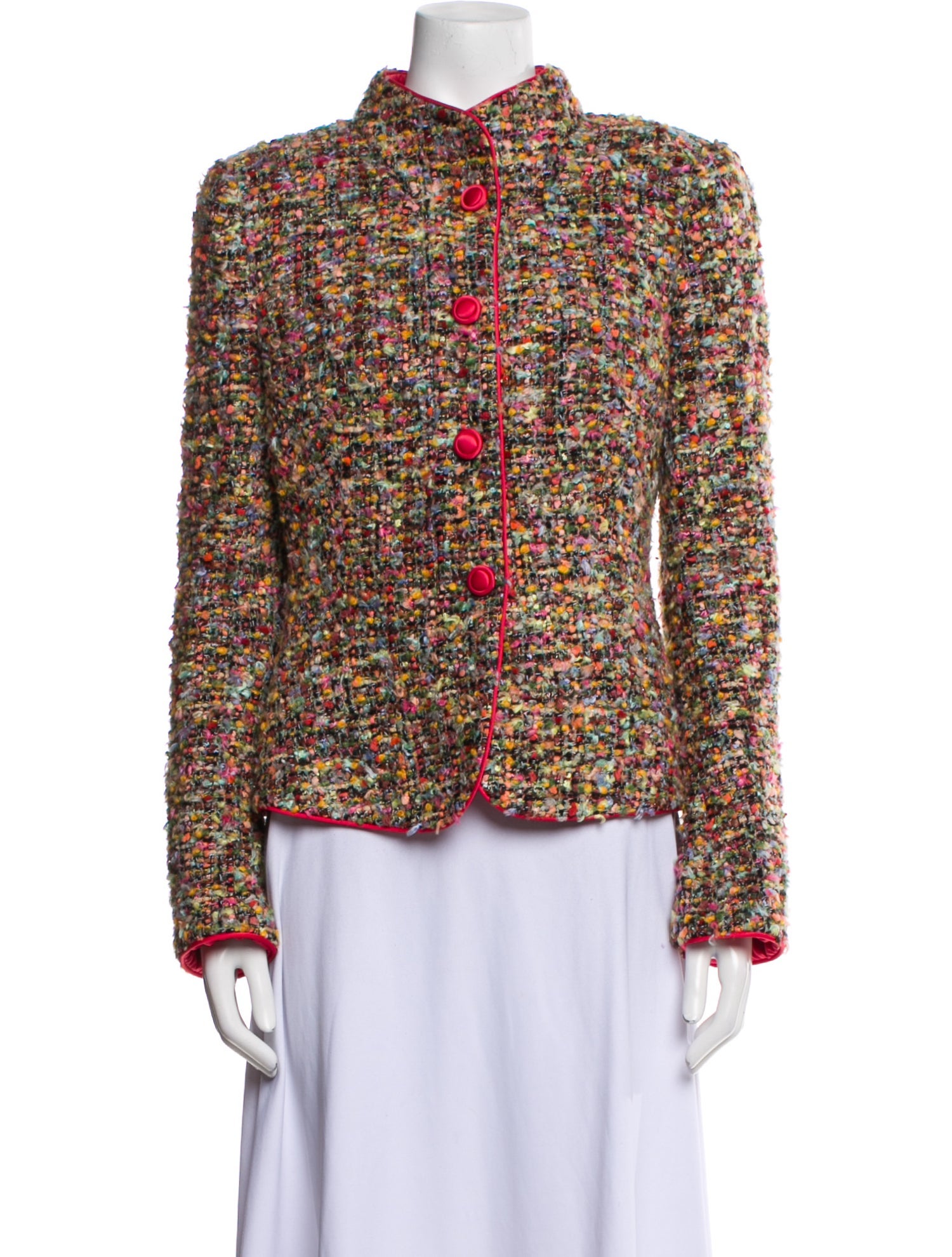 Armani Collezioni Tweed Pattern Evening Jacket