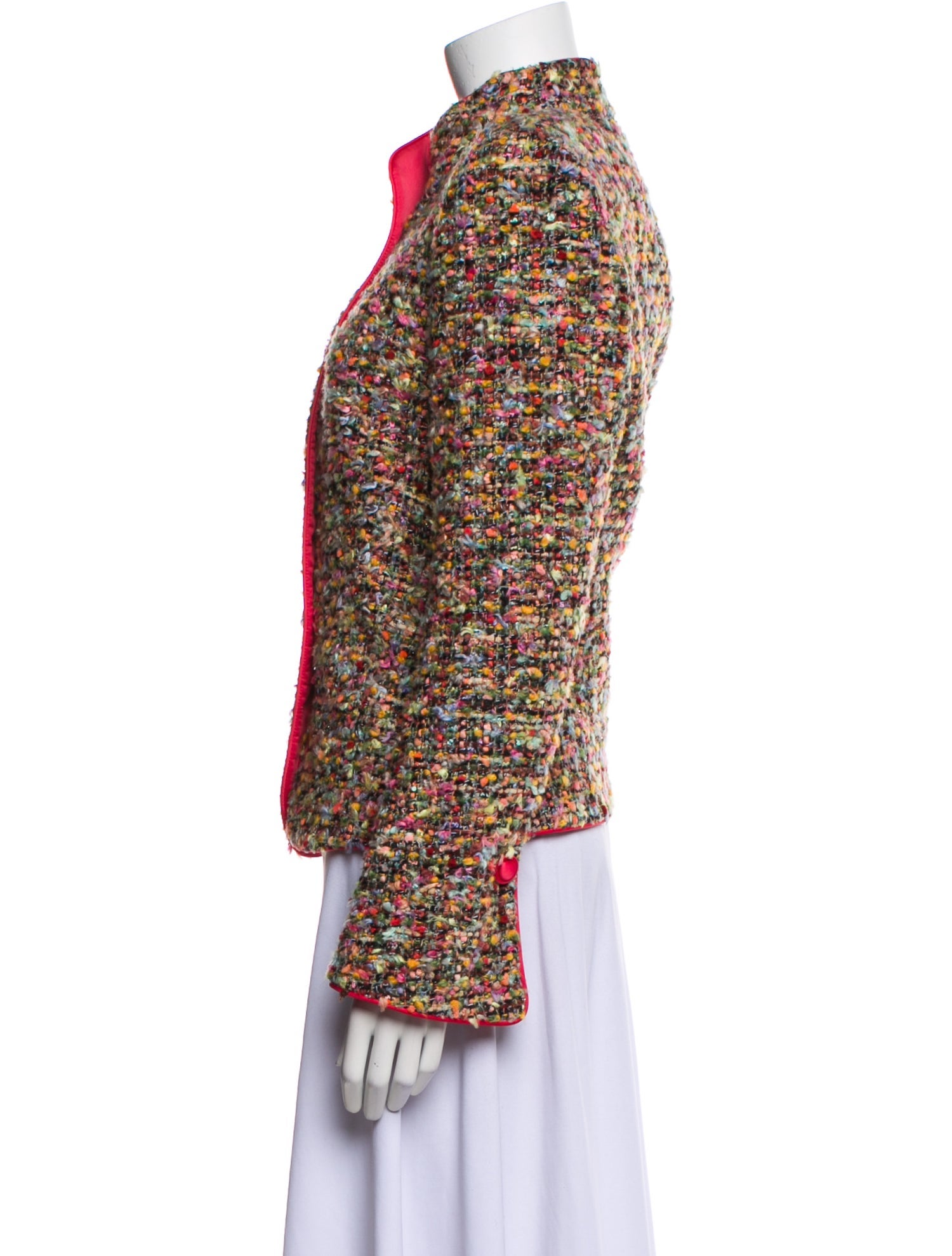 Armani Collezioni Tweed Pattern Evening Jacket