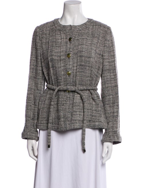 Armani Collezioni Wool Tweed Pattern Jacket
