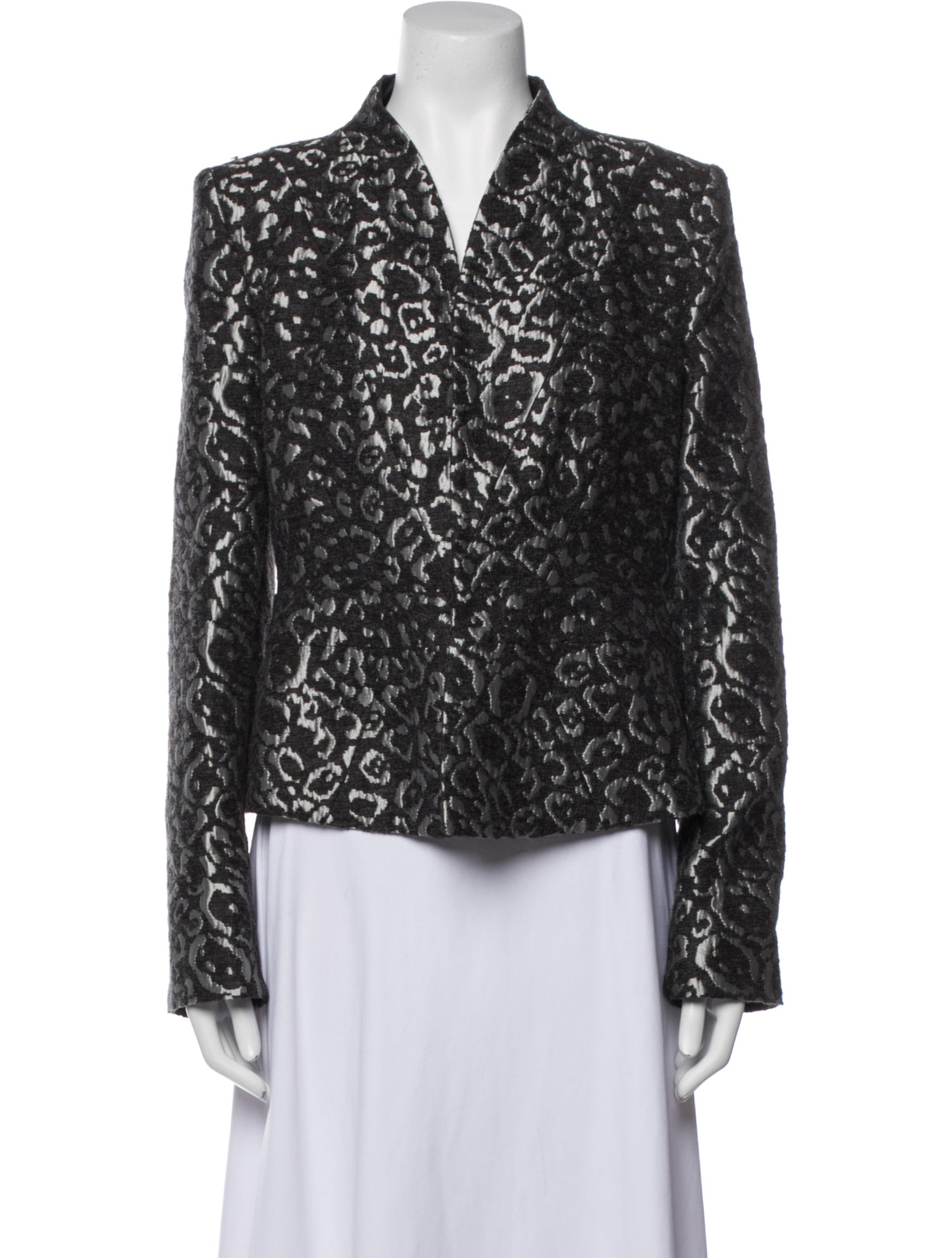 Armani Collezioni Animal Print Evening Jacket