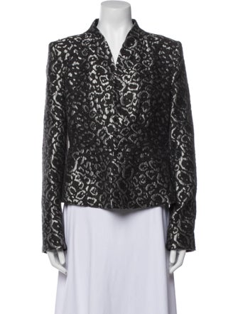 Armani Collezioni Animal Print Evening Jacket