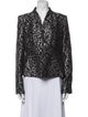 Armani Collezioni Animal Print Evening Jacket