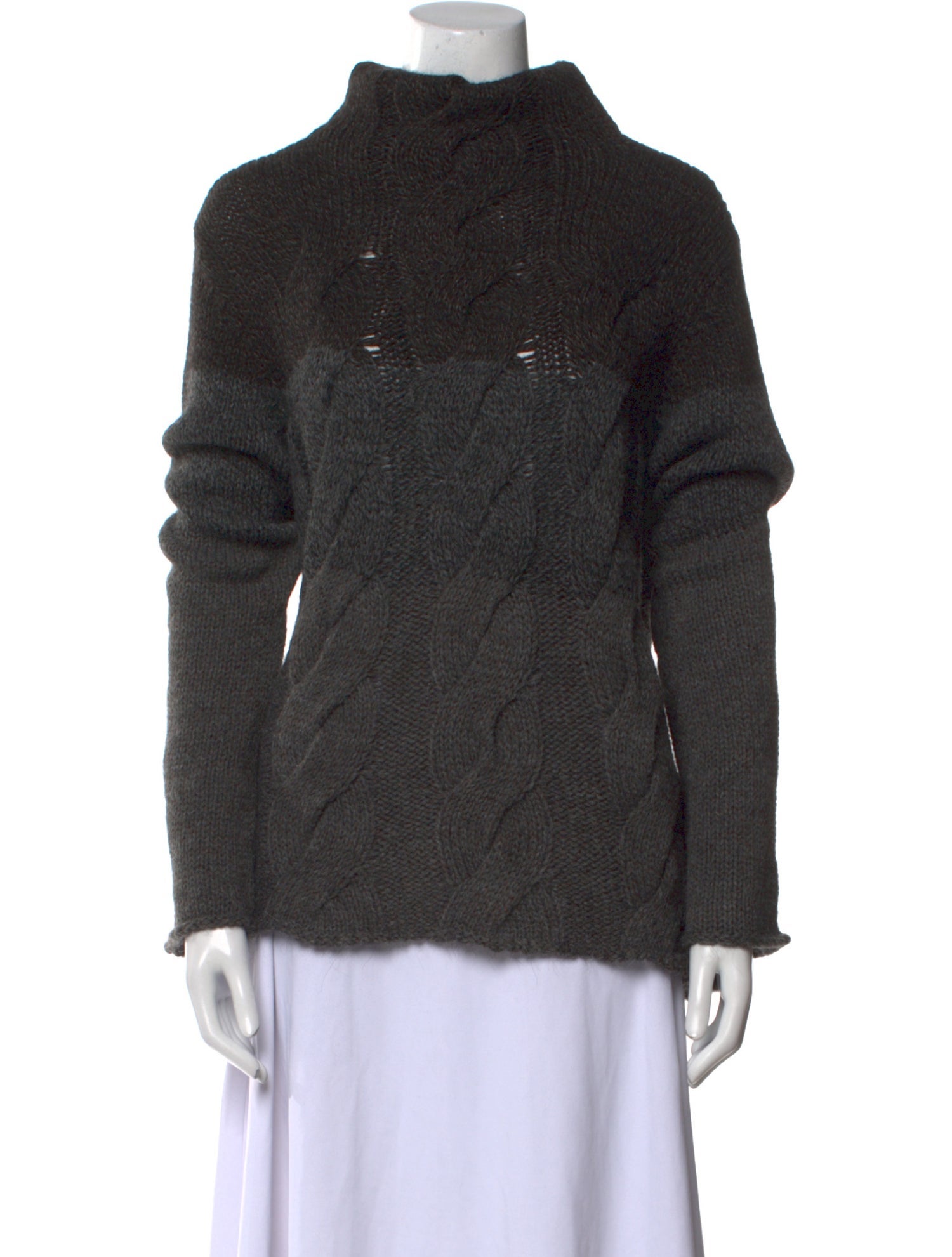 Armani Collezioni Mock Neck Sweater