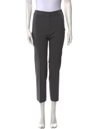 Armani Collezioni Virgin Wool Straight Leg Pants