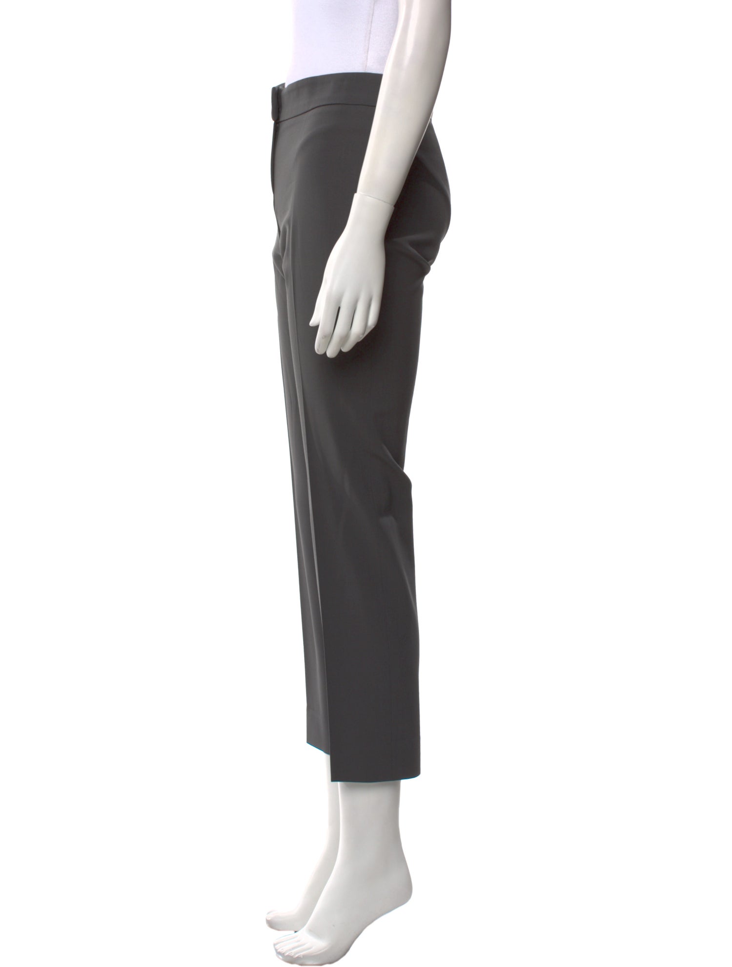 Armani Collezioni Virgin Wool Straight Leg Pants