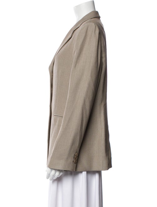 Armani Collezioni Cashmere Striped Blazer