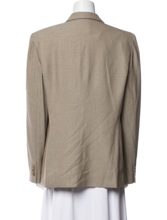 Armani Collezioni Cashmere Striped Blazer