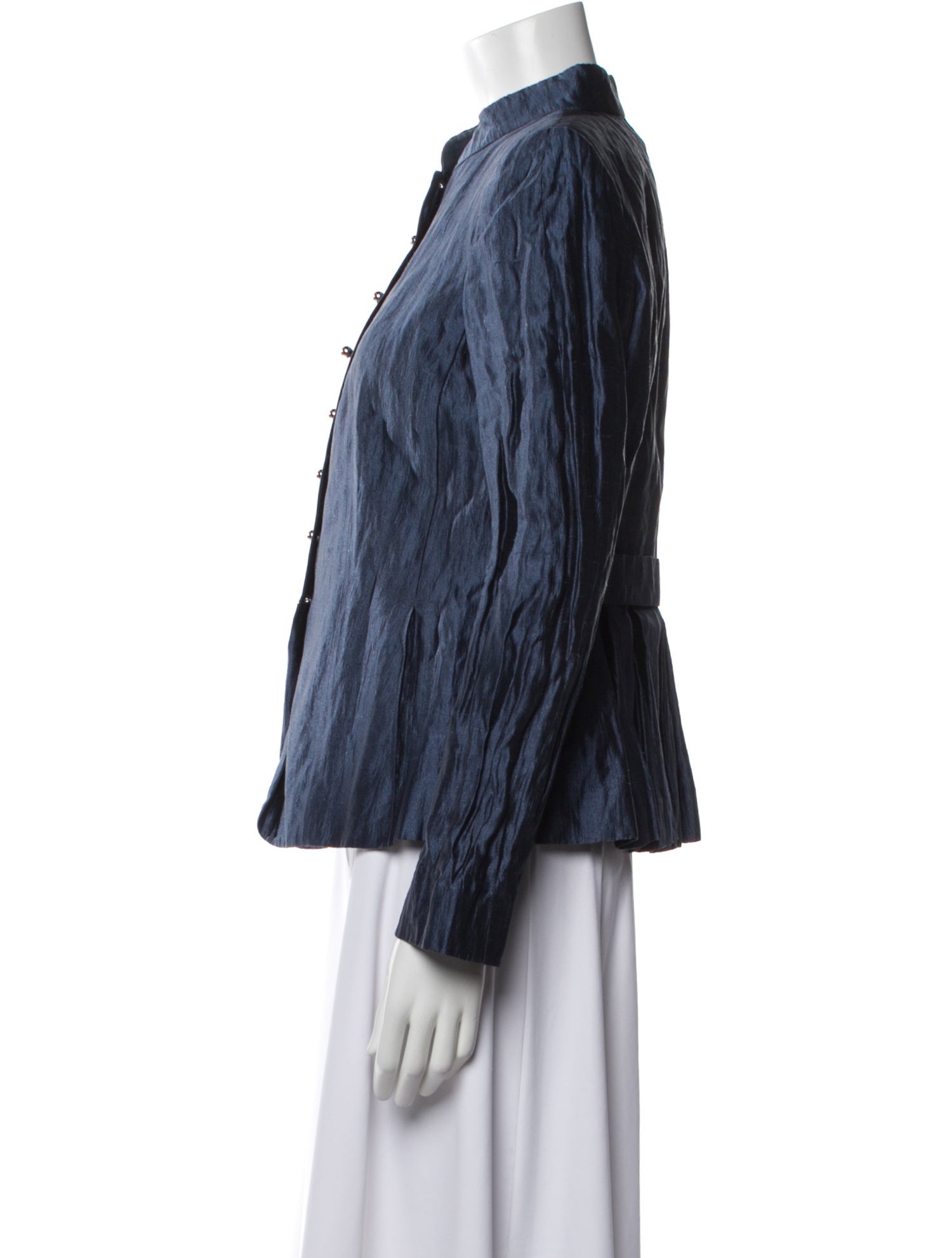 Armani Collezioni Silk Striped Jacket