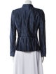 Armani Collezioni Silk Striped Jacket