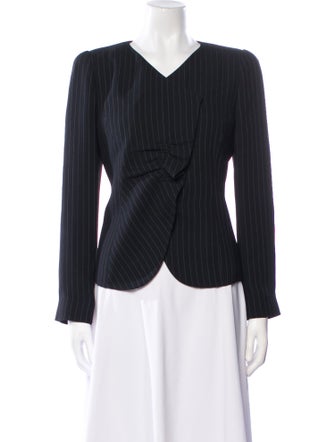 Armani Collezioni Striped Evening Jacket