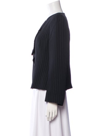 Armani Collezioni Striped Evening Jacket