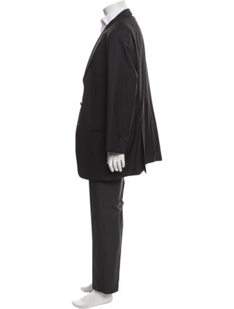 Armani Collezioni Wool Striped Blazer