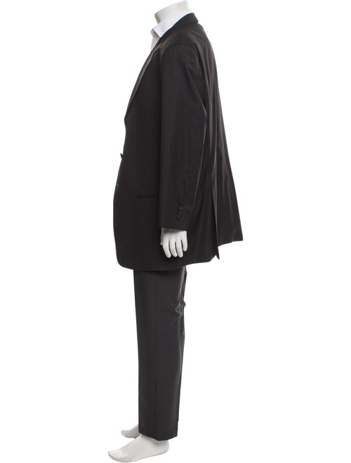 Armani Collezioni Wool Striped Blazer