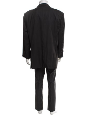 Armani Collezioni Wool Striped Blazer