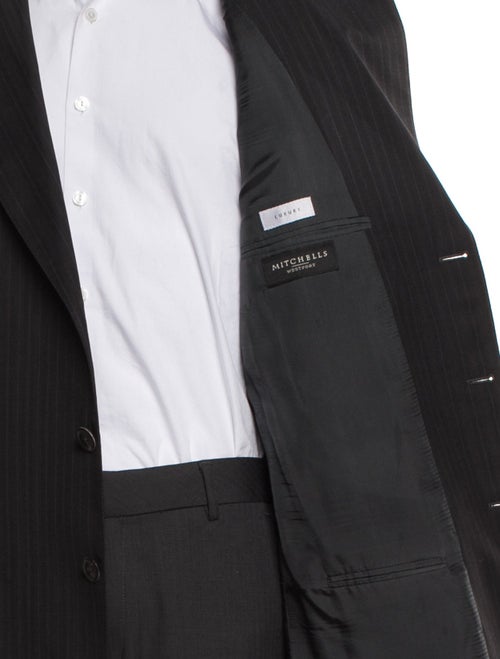 Armani Collezioni Wool Striped Blazer