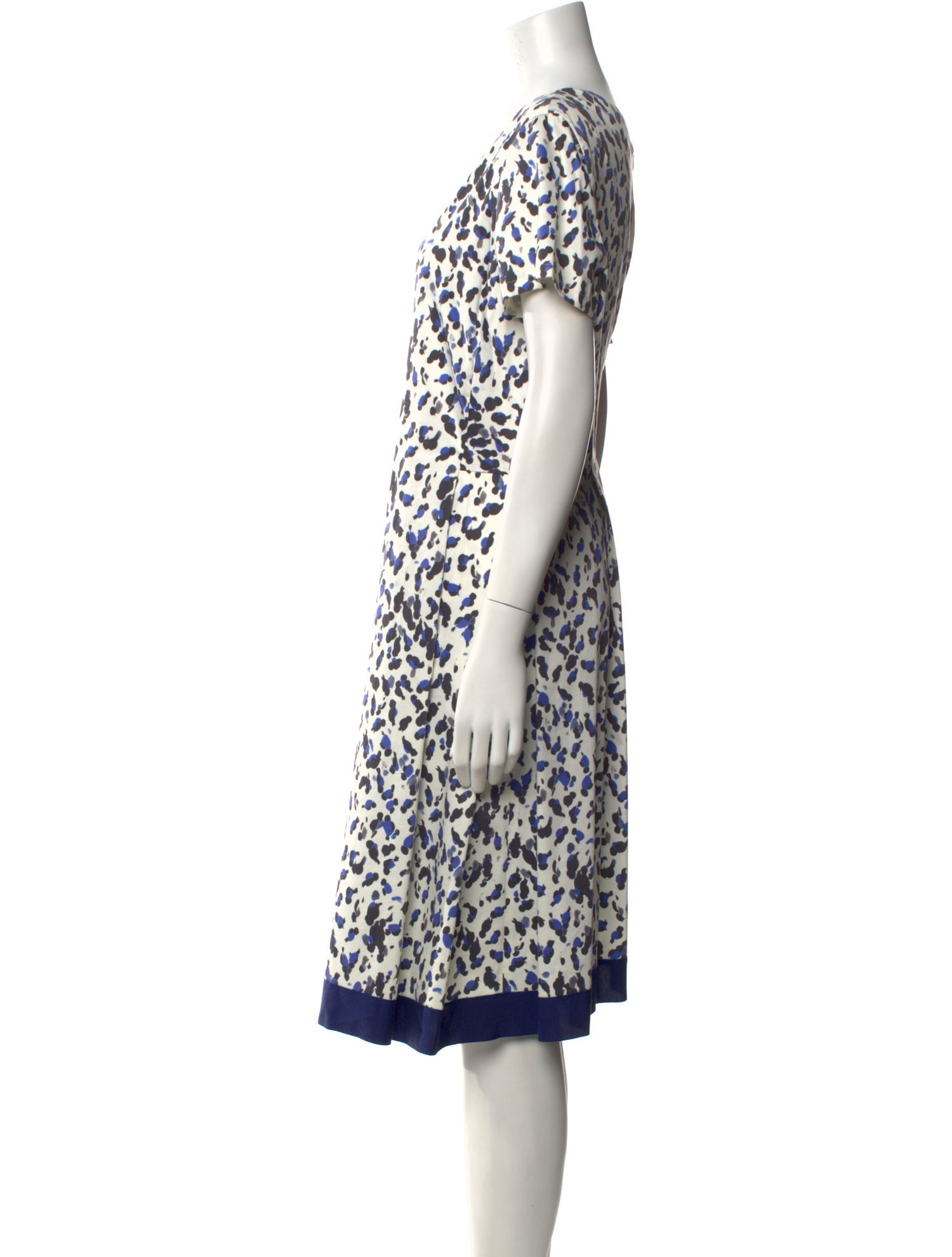 Armani Collezioni Animal Print Midi Length Dress