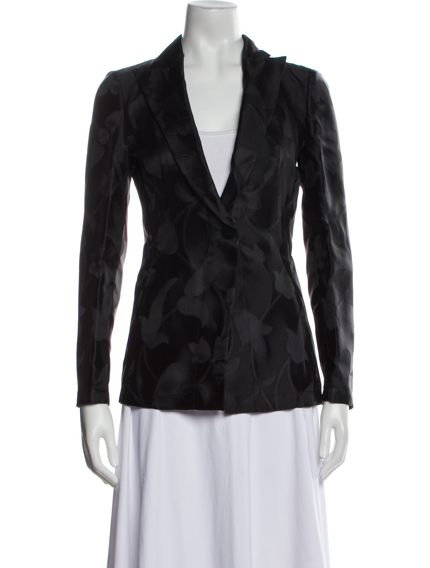 Armani Collezioni Animal Print Blazer