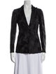 Armani Collezioni Animal Print Blazer