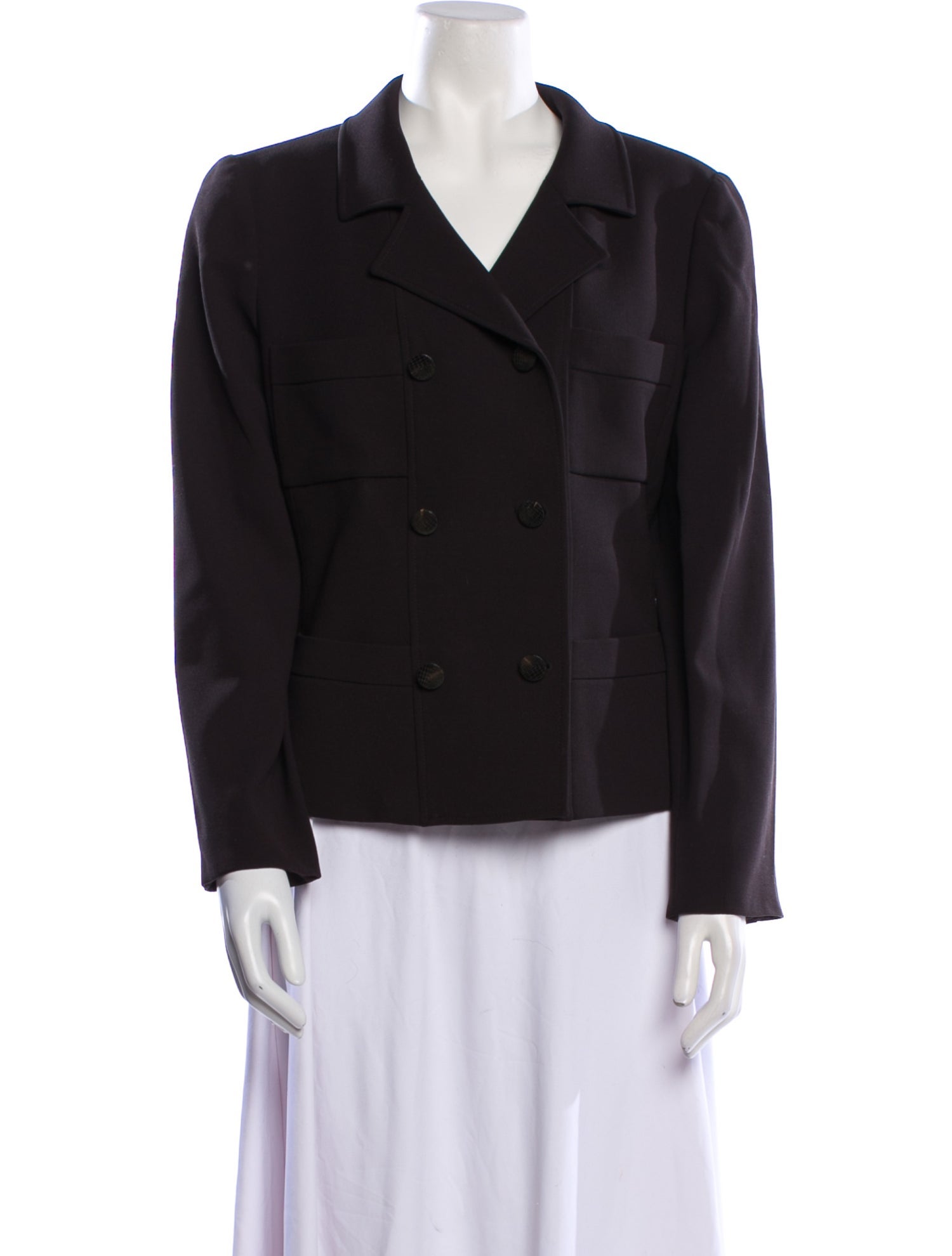 Armani Collezioni Virgin Wool Utility Jacket