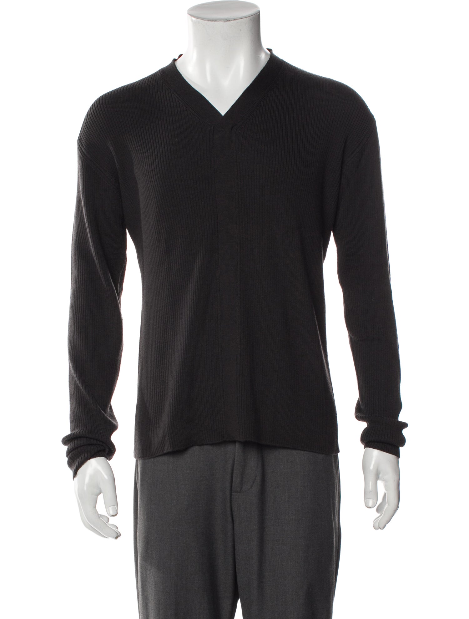 Armani Collezioni Wool V-Neck Pullover