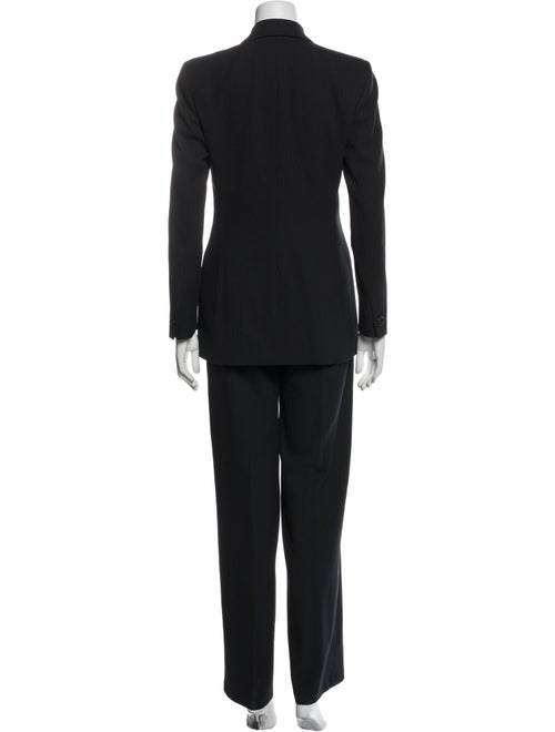 Armani Collezioni Virgin Wool Printed Pantsuit
