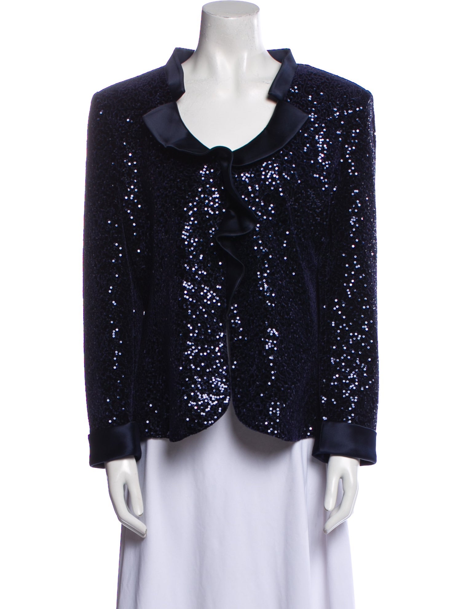 Armani Collezioni Sequin Patterned Evening Jacket
