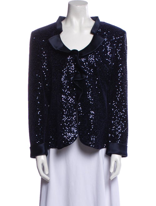 Armani Collezioni Sequin Patterned Evening Jacket