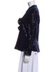 Armani Collezioni Sequin Patterned Evening Jacket