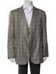 Armani Collezioni Plaid Print Blazer