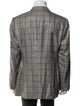 Armani Collezioni Plaid Print Blazer
