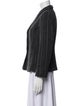 Armani Collezioni Virgin Wool Striped Blazer