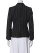 Armani Collezioni Virgin Wool Striped Blazer