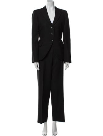 Armani Collezioni Virgin Wool Pantsuit