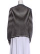 Armani Collezioni Striped Cowl Neck Sweater
