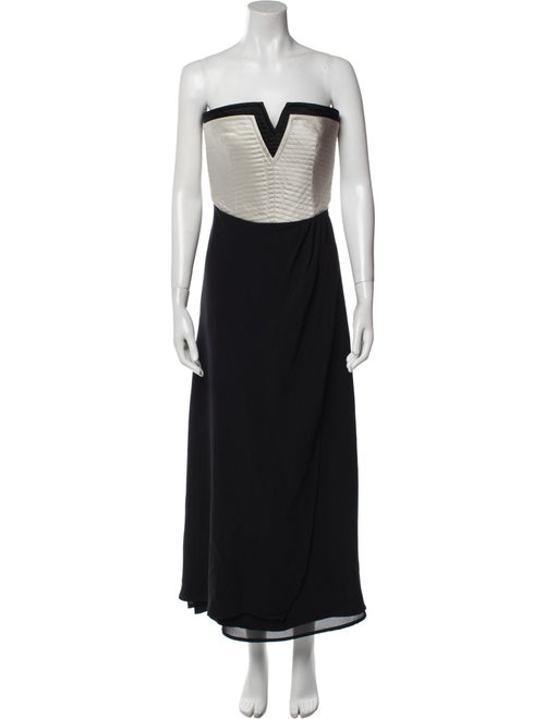 Armani Collezioni Silk Midi Length Dress