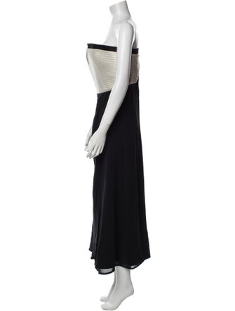 Armani Collezioni Silk Midi Length Dress