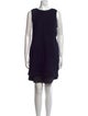 Armani Collezioni Bateau Neckline Mini Dress