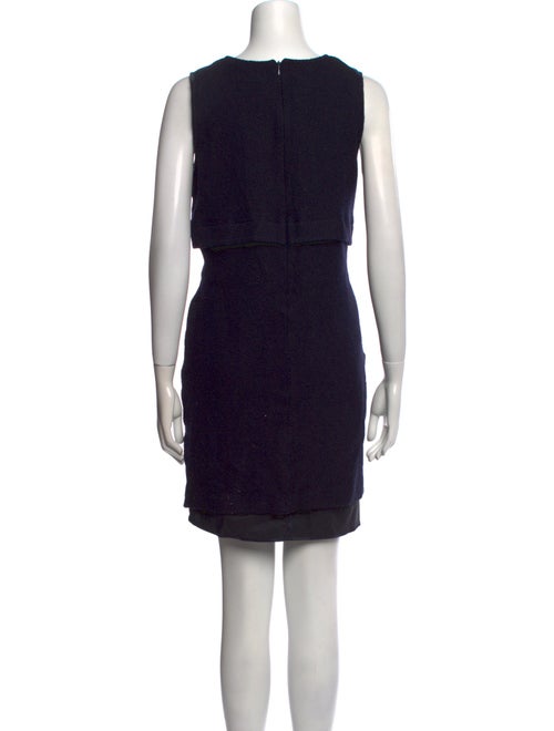 Armani Collezioni Bateau Neckline Mini Dress
