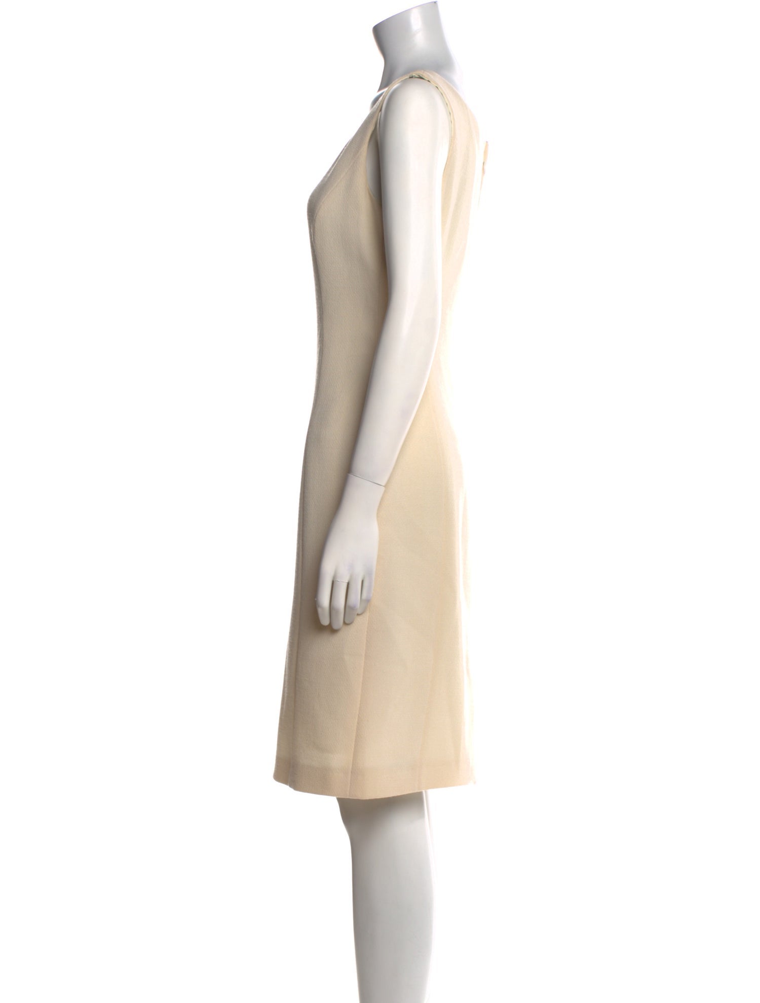 Armani Collezioni Virgin Wool Knee-Length Dress