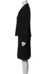 Armani Collezioni Wool Pleated Accents Skirt Suit