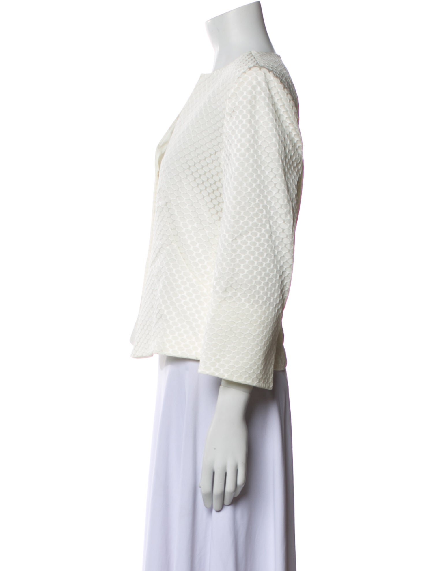 Armani Collezioni Tweed Pattern Evening Jacket