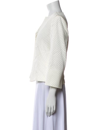 Armani Collezioni Tweed Pattern Evening Jacket